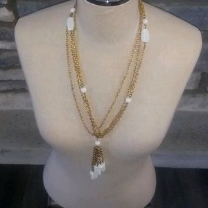 BUNDLE: 2pc Vintage Drop Chain+Beaded Necklaces